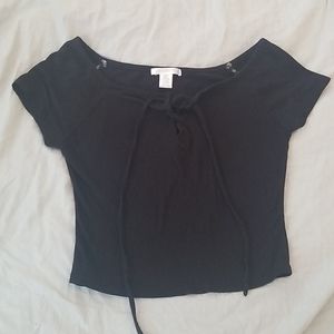 Short sleeve crop top